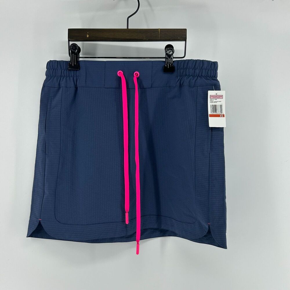 NWT Vineyard Vines Harbor Skirt Women's XS Blue Pink Outdoor Sports Skirt